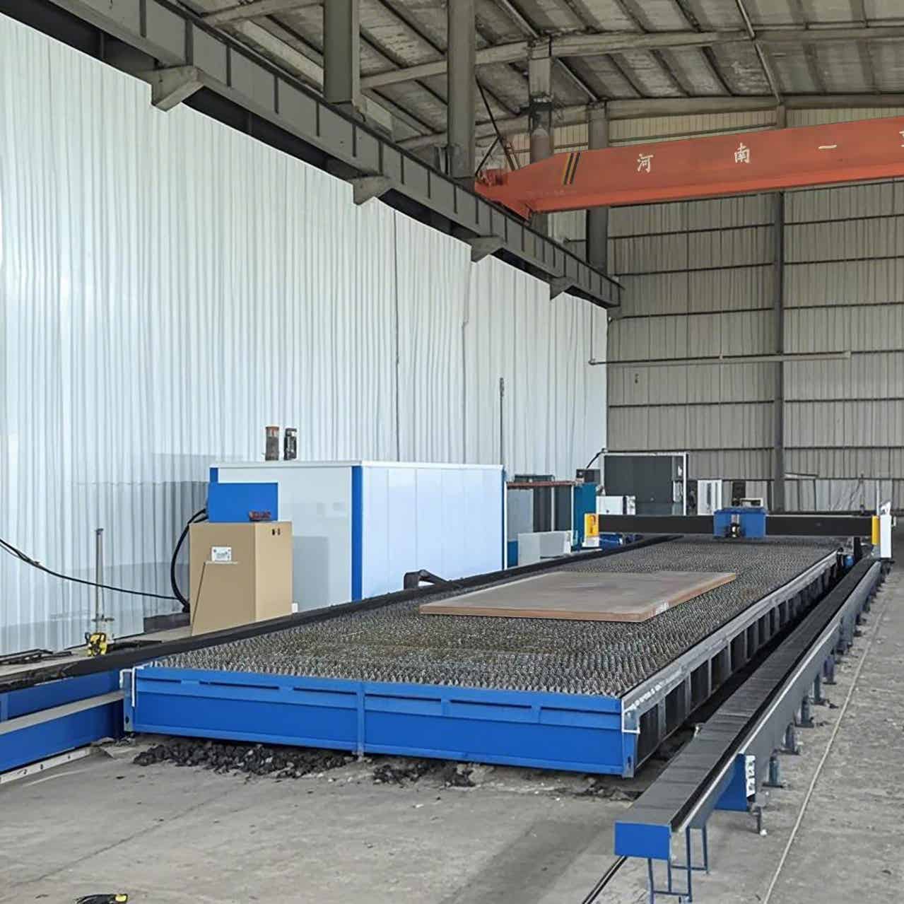 Industrial Factory Facility With Advanced Laser Cutting Equipment