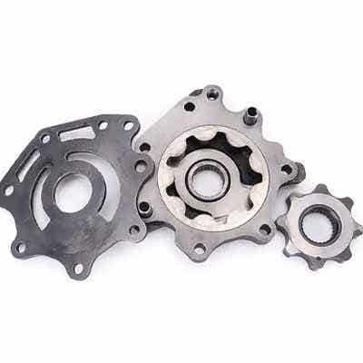 CNC machined engine parts for cars, including cylinder heads and crankshafts, precision-manufactured